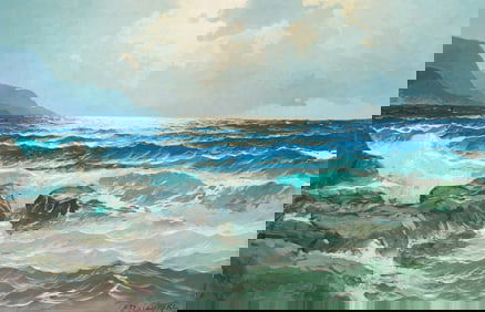 Alexander Dzigurski (1911-1995), Seascape.