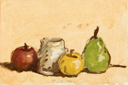 Robert Kulicke (1924-2007), Still Life with Fruit and a Jar, 1970.