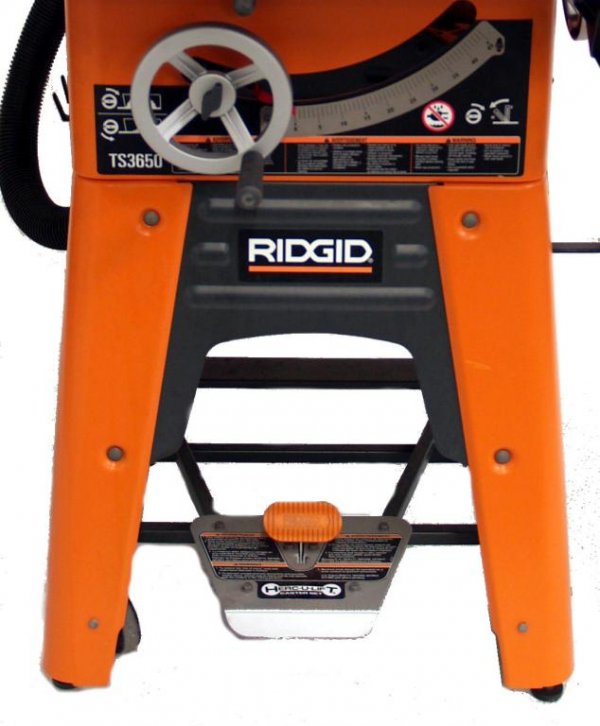 66 RIDGID 10" TABLE SAW MODEL 3650 LIKE NEW Lot 66