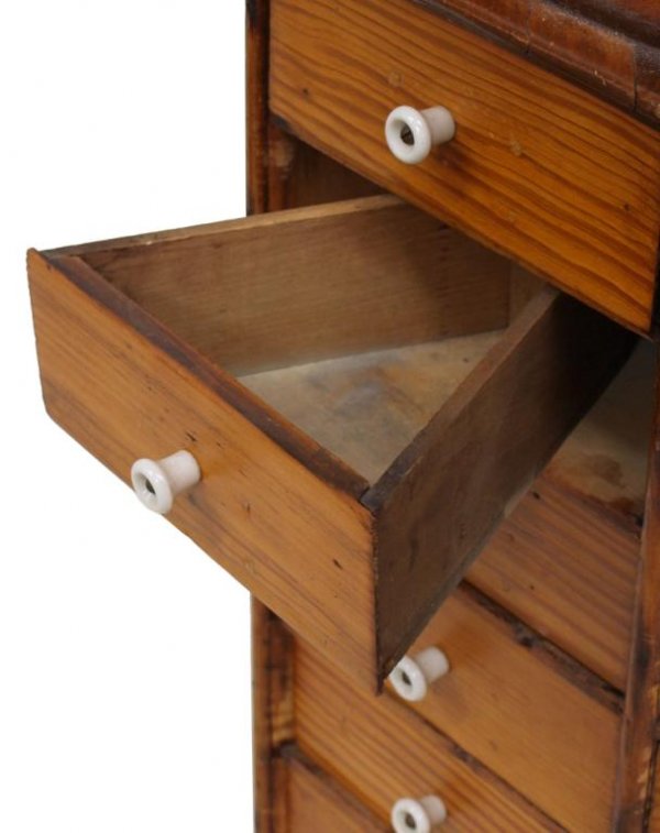 ANTIQUE AMERICAN PINE REVOLVING HARDWARE Lot 130