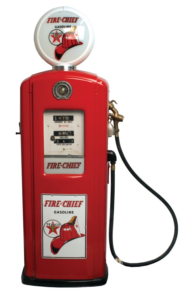 290 Texaco Gas Pump Restored. Lot 290