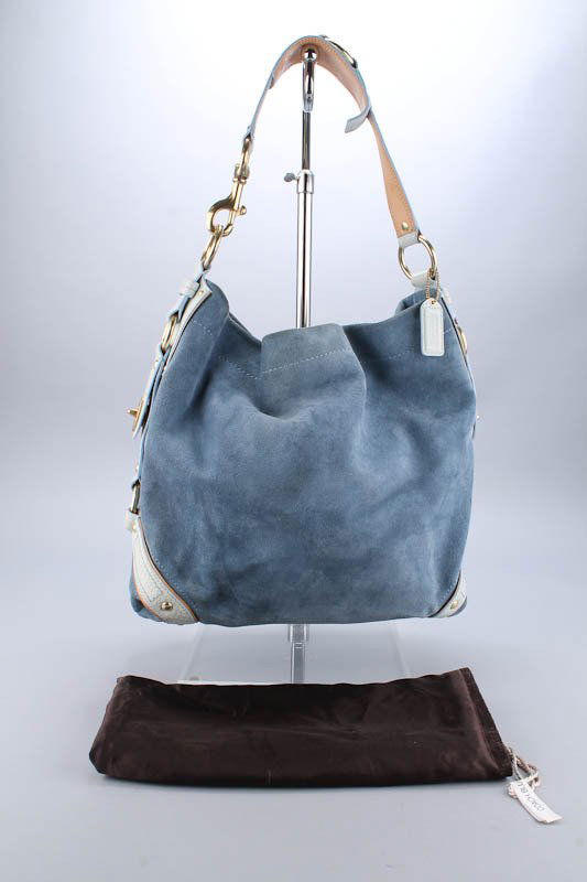 coach hobo suede