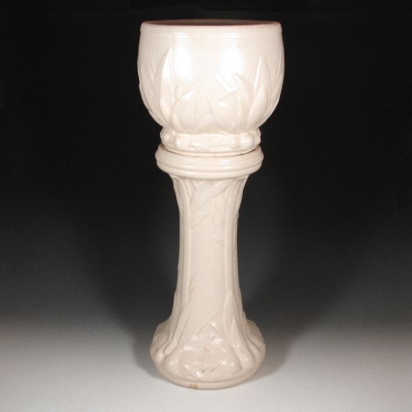 101 McCoy Leaf & Berry 29" Jardiniere & Pedestal Lot 101