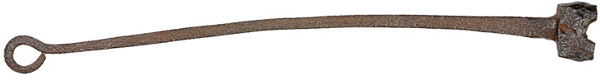 371: Extraordinary Slave Branding Iron, c. 1800 : Lot 371