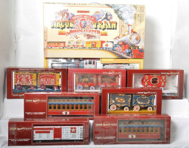 Bachmann G scale Circus Train set and cars Lot 528
