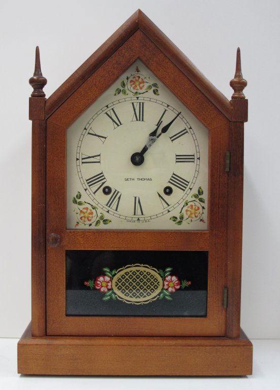 390 Seth Thomas Steeple Clock Lot 390