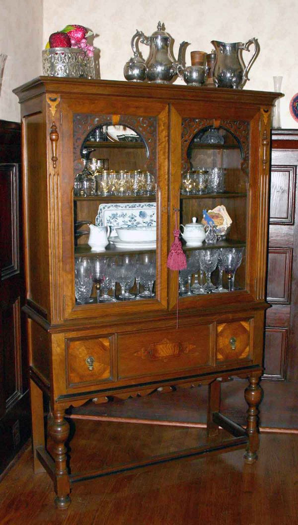 193 English Jacobean Style Walnut China Lot 193