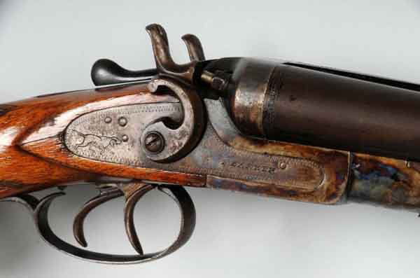 T.+Barker+Shotguns 497: Belgian T. Barker Double Barrel Shotgun. : Lot 497