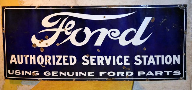 Ford service station sign #5