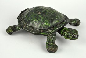 Bradley & Hubbard Cast-Iron Turtle Spittoon : Lot 2280