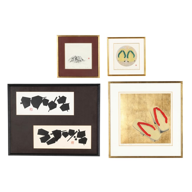 Japanese Woodblock Prints by Kunio Kaneko and Haku Maki