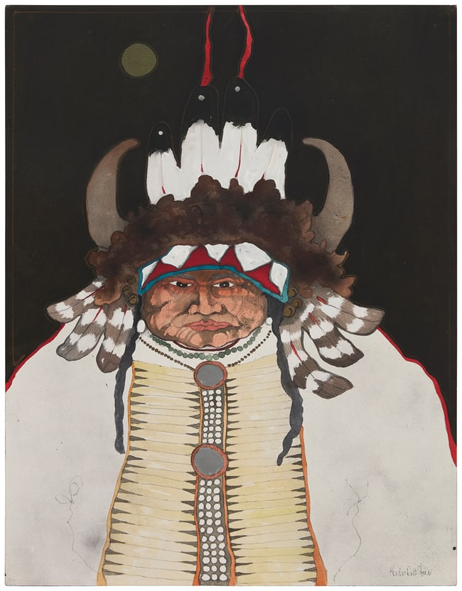 Kevin Red Star (b. 1943, Crow), 