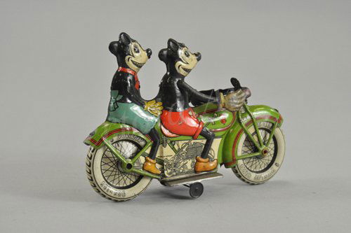 minnie mouse motorcycle with side car