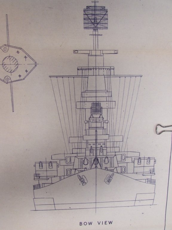 SHIP DIAGRAM CRUISER USS ALASKA BLUEPRINT BATTLESHIP : Lot 53B