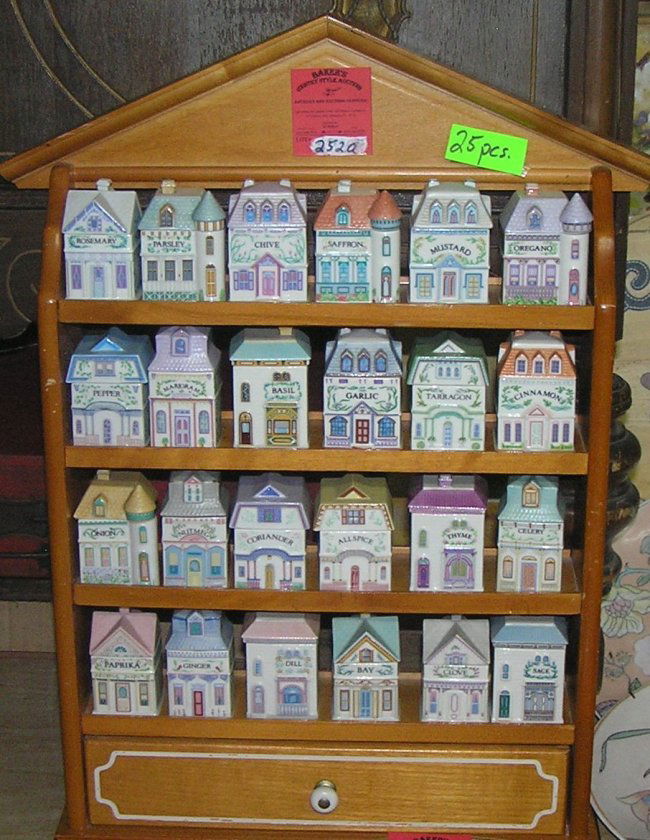 Lenox Victorian shaped home canister set Lot 252Q