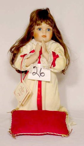 1026 hamilton collection doll quot a christmas prayer quot lot 1026 a christmas prayer porcelain doll