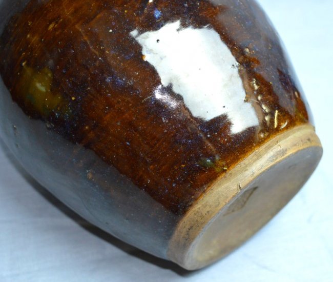 Chinese Yixing Glazed Pottery Jar Lot 329