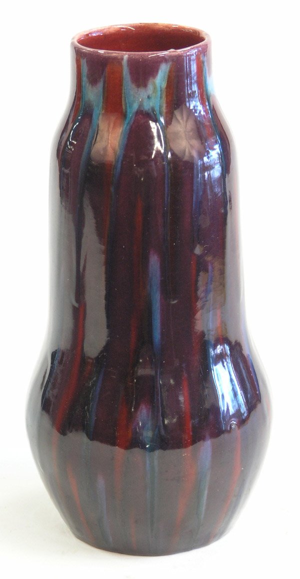 18 Sarreguemines pottery vase France Lot 18