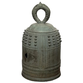 A large Japanese temple bell