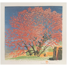 Woodcut, Gustave Baumann