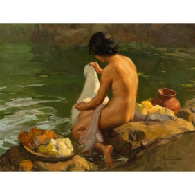Painting, Fernando Amorsolo