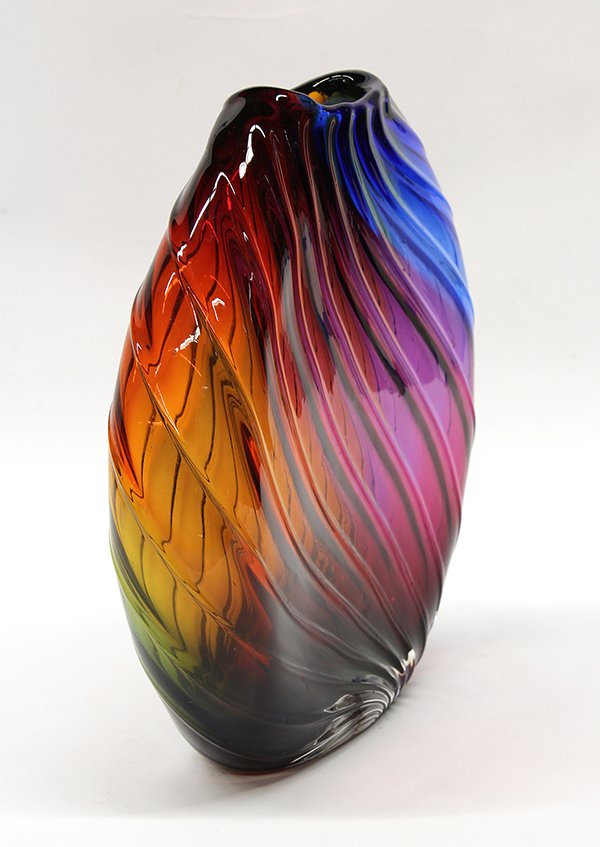 Dan Bergsma (Seattle Washington) art glass vase Lot 6097