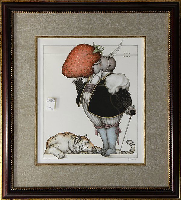 Prints Michael Parkes The Little Collectors Lot 715