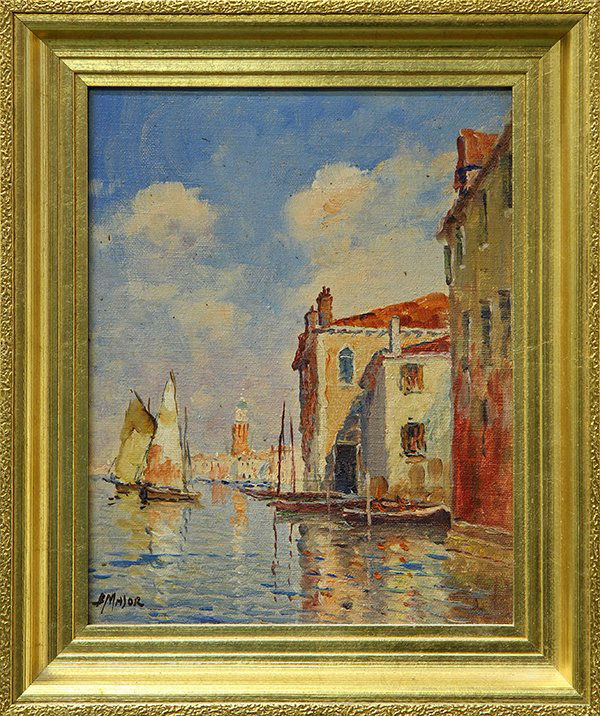 Painting, Boris B. Major : Lot 4720