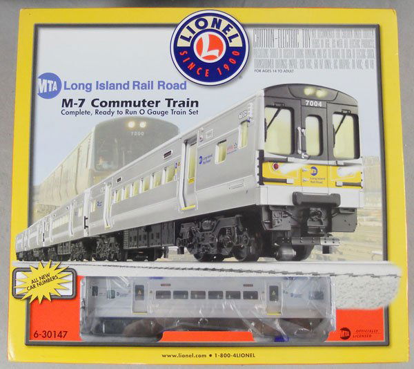 Lionel 30147 Mta Lirr M7 Commuter Train Set Lot 73