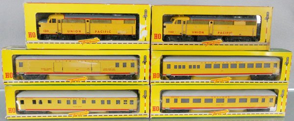 4) FLEISCHMANN Locomotive Diesel Union Pacific En Métal En Boite N°1341