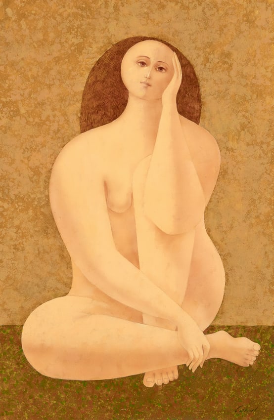 Flavio Cabral, Seated Figure