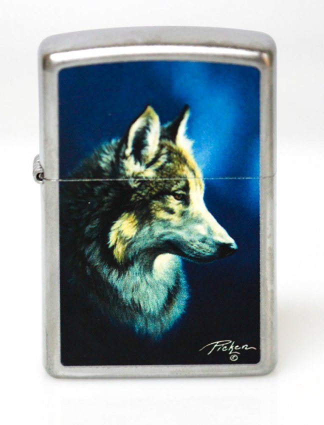 wolf genuine zippo lighter made in u s a lot 146890500 wolf genuine zippo lighter made in u s a lot 146890500