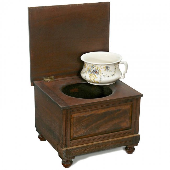 with Chamber Pot, c. 1900 Lot 124