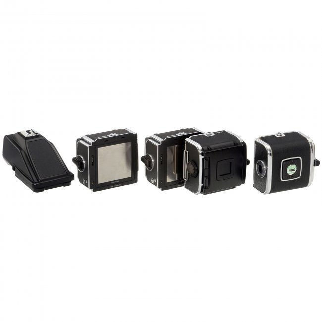 Hasselblad Prism Viewfinder PM90 And 4 Magazines