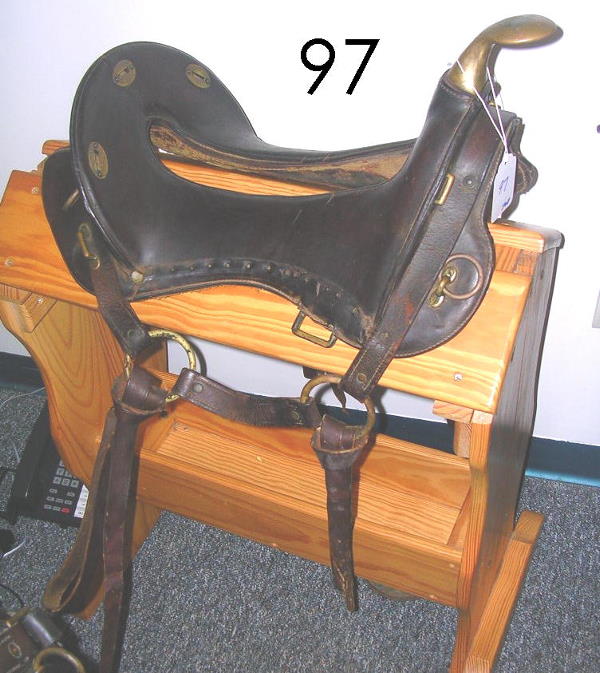97 US ARMY 1913 MCCLELLAN PACKER MULE SADDLE RARE Lot 97