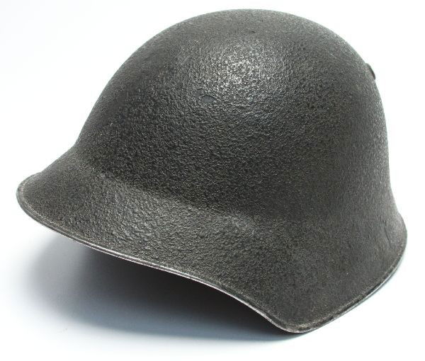 WWII SWISS ARMY HELMET WITH LINER & CHIN STRAP Lot 2128