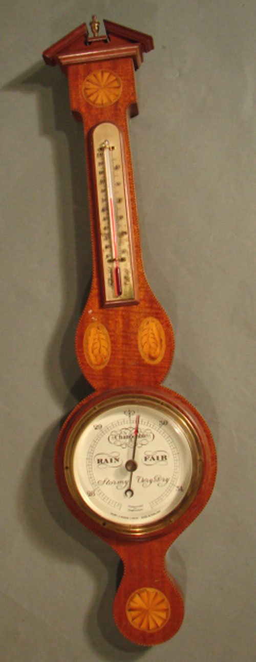 107 Short & Mason London Barometer / thermometer with Lot 107