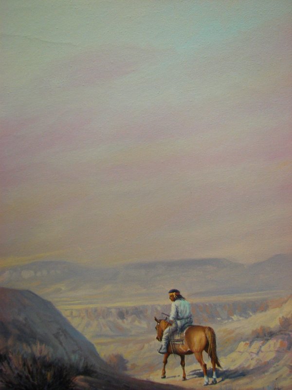 1 JACK BRYANT WESTERN PAINTING Lot 1