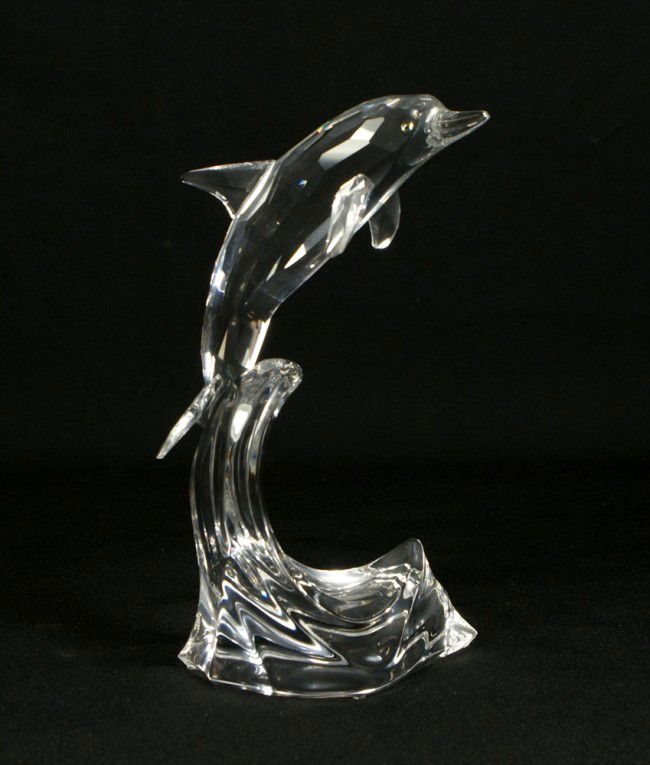 176: Swarovski crystal dolphin figurine, 8