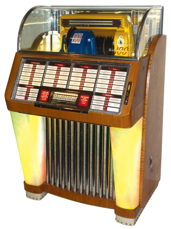 0377 Coinoperated jukebox, Seeburg C, 100 selection 4 Lot 377