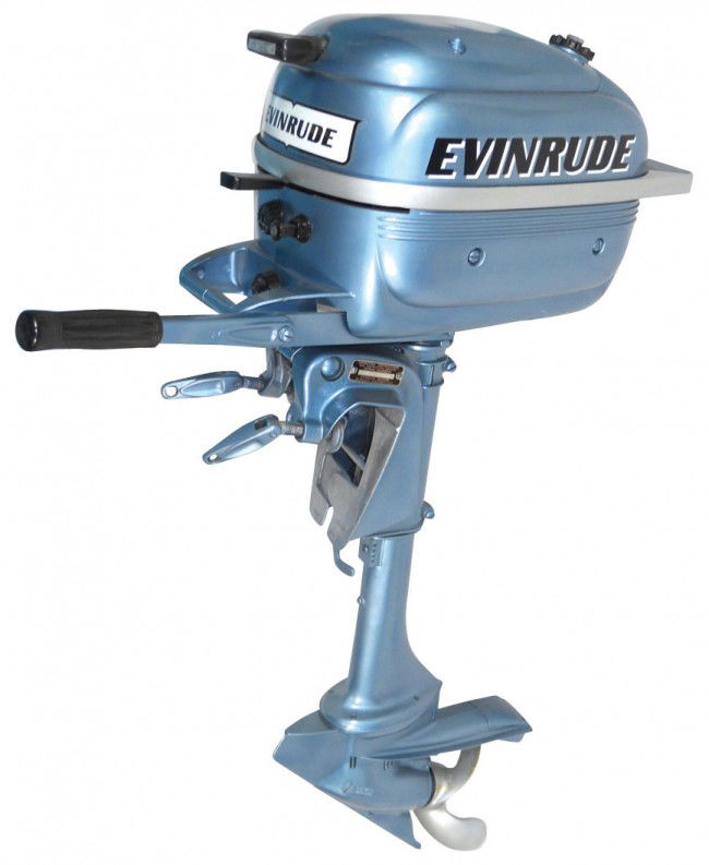 0511 Boat outboard motor, Evinrude Light Twin, c.1953, Lot 511