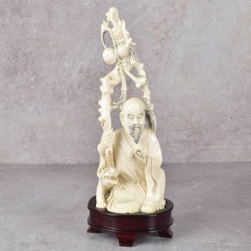 Chinese Carving of a Scholar