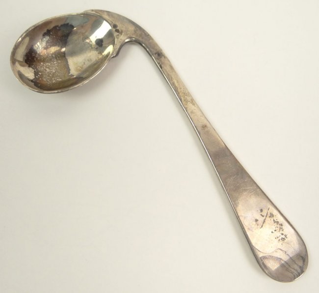 Unusual Chilean 0.900 Silver Spoon with Bowl at a 90 Lot 283