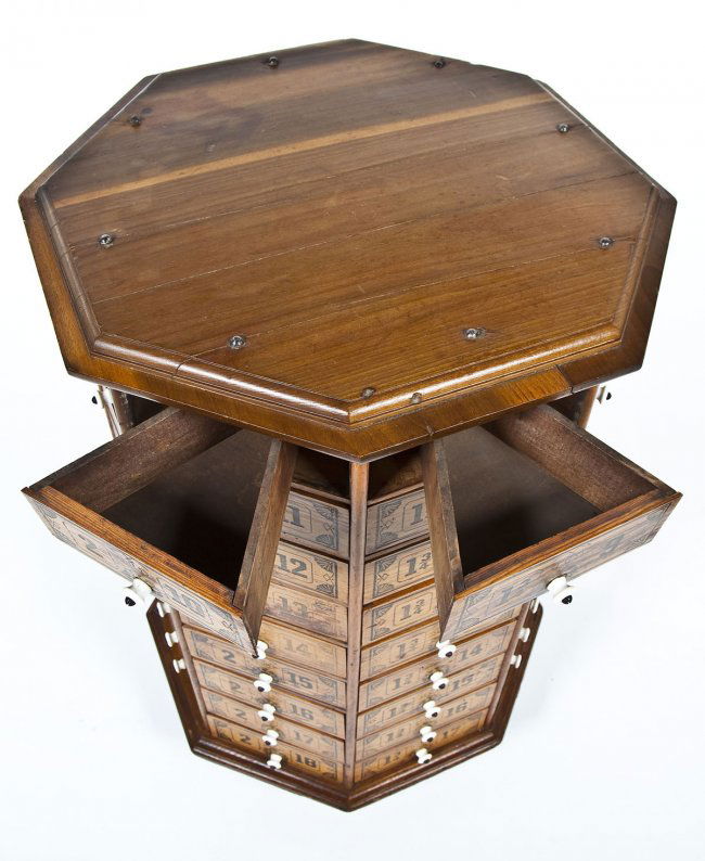 Antique Octagonal Revolving Hardware Lot 406