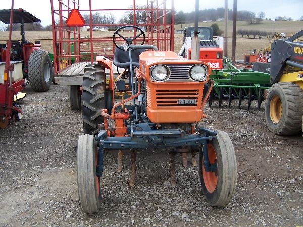 89 Nice Kubota L245h Offset Tractor W Cultivators Lot 89