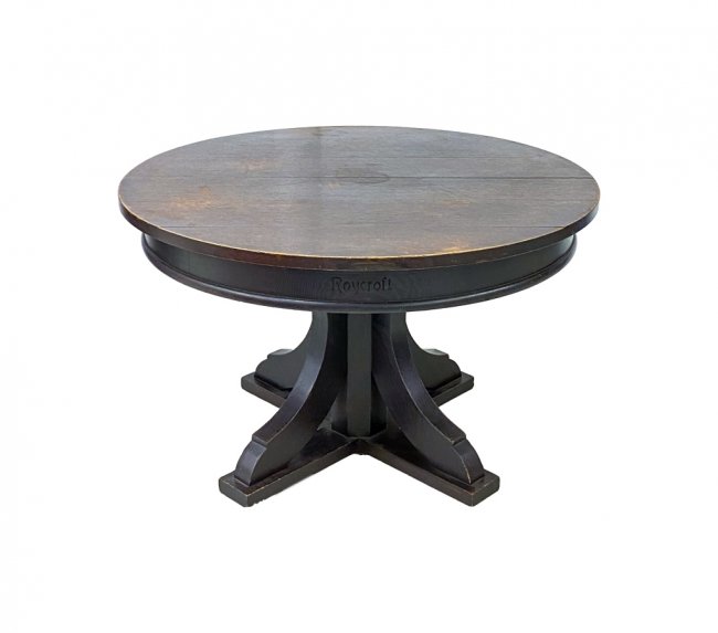 ROYCROFT Arts & Crafts Oak Round Dining Table