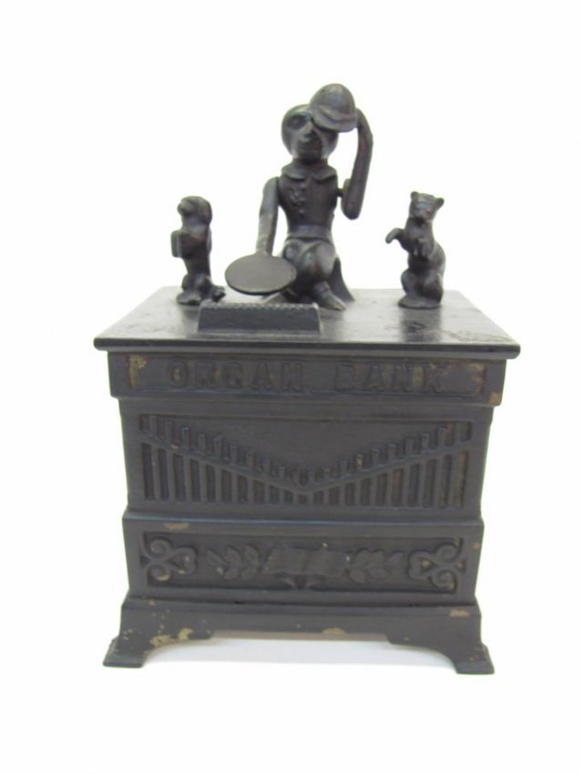 Two Reproduction Cast Iron Mechanical Banks Lot 15