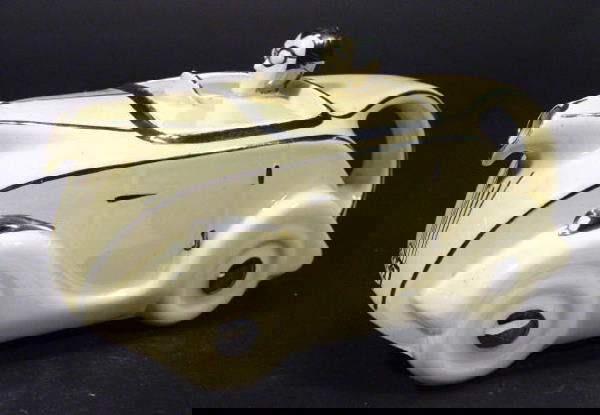 deco racing car teapot 289 and silver lustre deco racing car teapot deco racing car teapot 289 and silver lustre deco racing car teapot