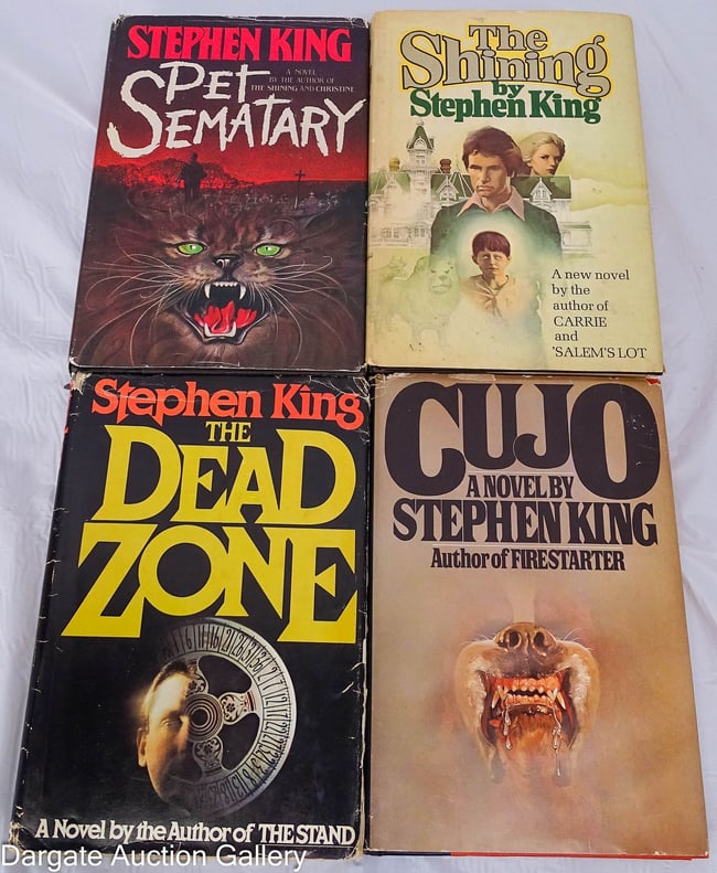 (4) STEPHEN KING HARDBACK BOOKS incl SIGNED PET SEMATARY