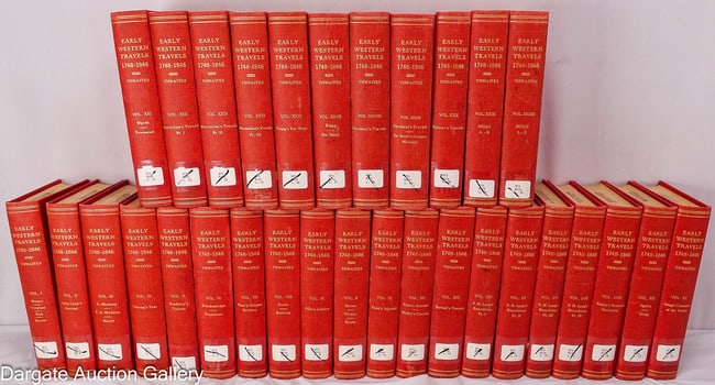 30 BOOKS EARLY WESTERN TRAVEL 1748 TO 1846